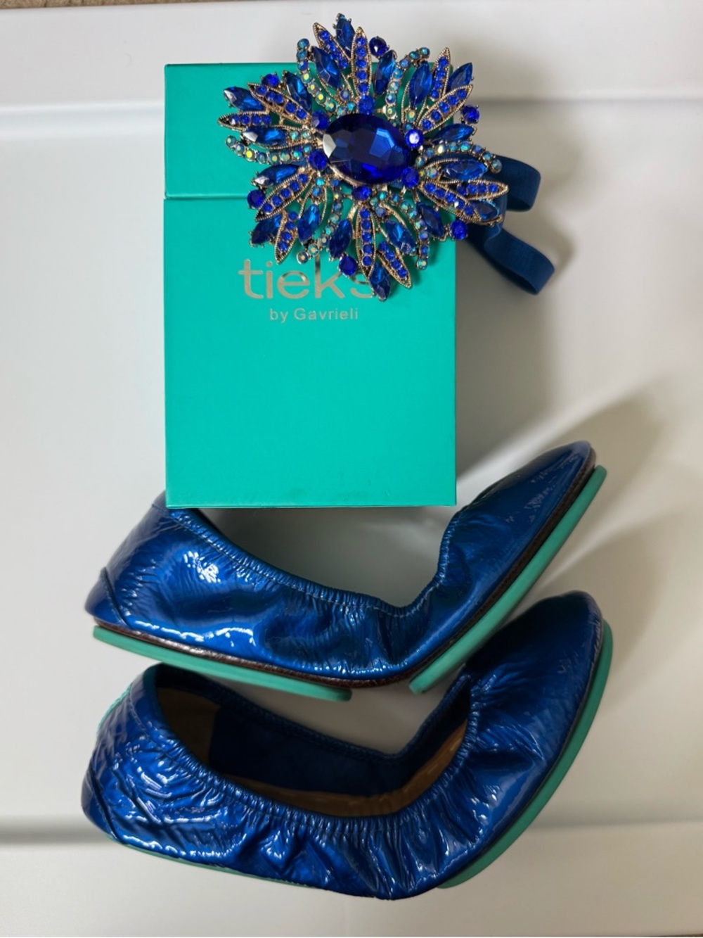 Tieks by Gavrieli Sapphire Blue Ballet Flats 7